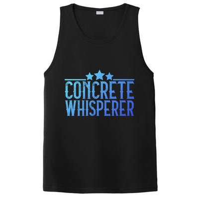 Concrete Whisperer Construction Worker Gift PosiCharge Competitor Tank