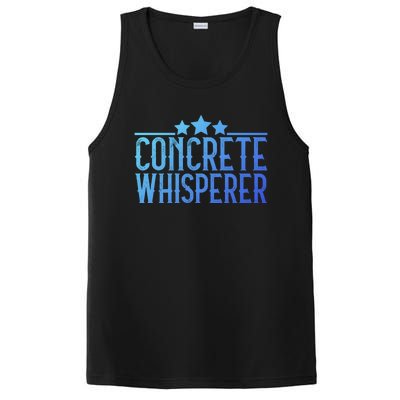 Concrete Whisperer Construction Worker Gift PosiCharge Competitor Tank