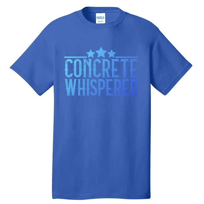 Concrete Whisperer Construction Worker Gift Tall T-Shirt