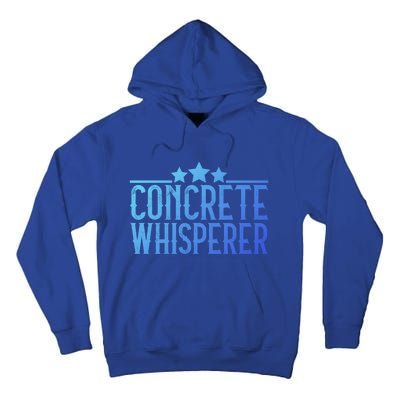 Concrete Whisperer Construction Worker Gift Tall Hoodie