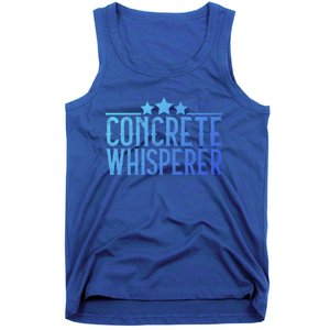 Concrete Whisperer Construction Worker Gift Tank Top