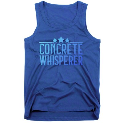 Concrete Whisperer Construction Worker Gift Tank Top