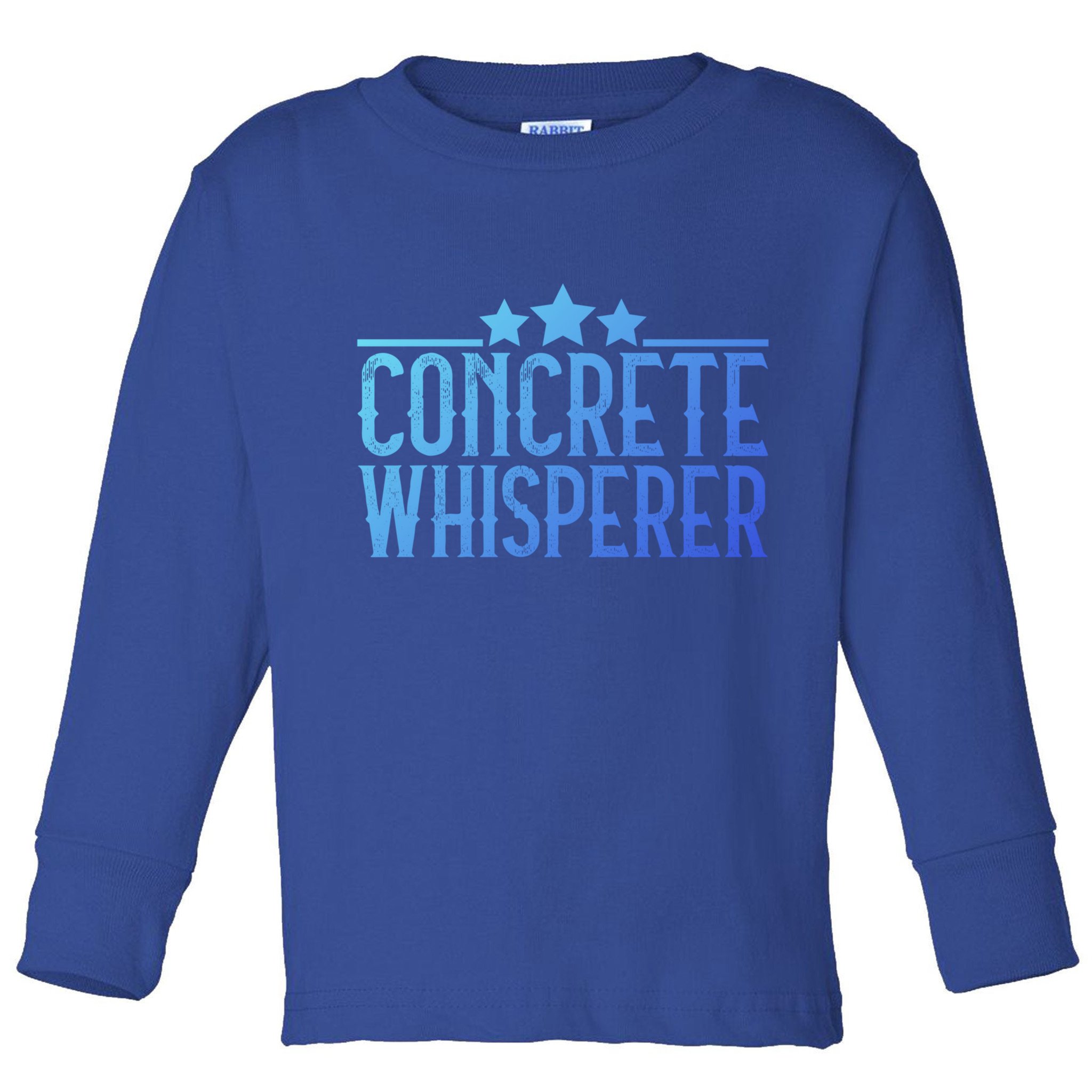 Concrete Whisperer Construction Worker Gift Toddler Long Sleeve Shirt