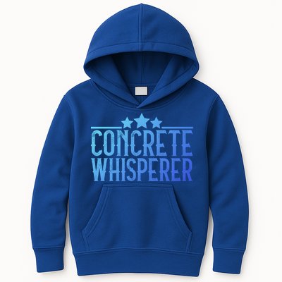 Concrete Whisperer Construction Worker Gift Kids Hoodie