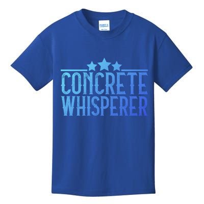 Concrete Whisperer Construction Worker Gift Kids T-Shirt