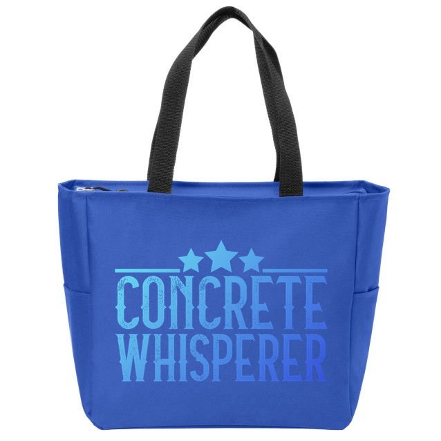 Concrete Whisperer Construction Worker Gift Zip Tote Bag