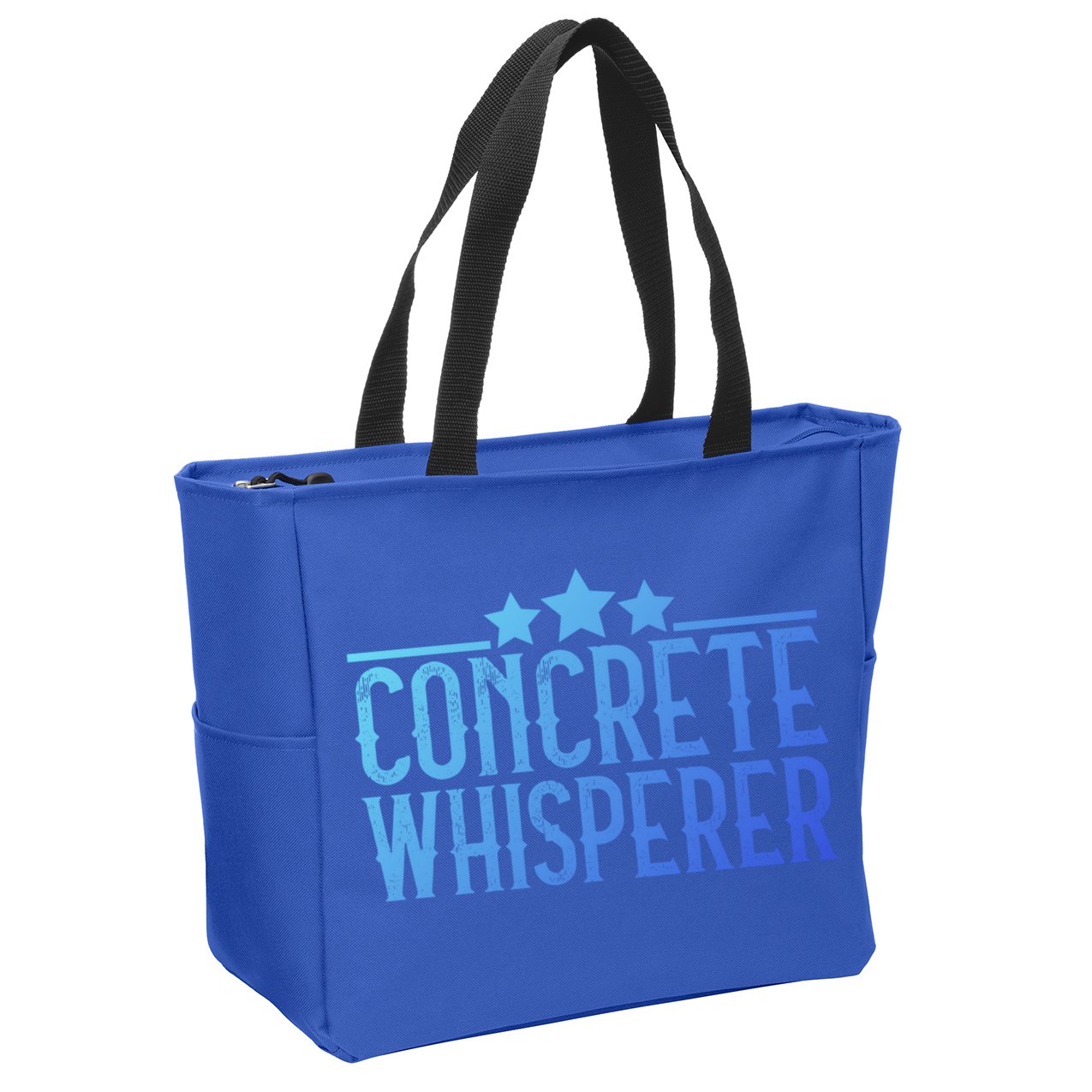 Concrete Whisperer Construction Worker Gift Zip Tote Bag