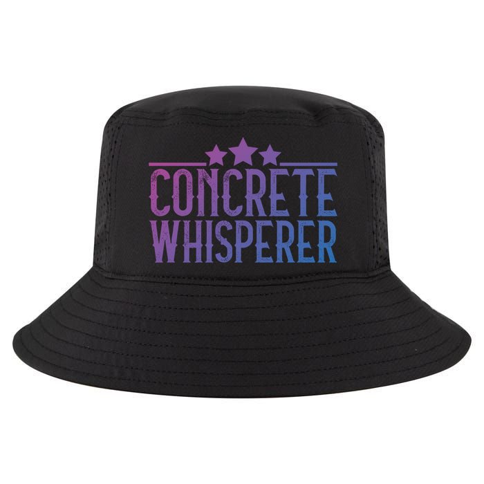 Concrete Whisperer Construction Worker Gift Cool Comfort Performance Bucket Hat
