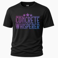 Concrete Whisperer Construction Worker Gift Cooling Performance Crew T-Shirt