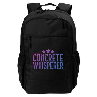 Concrete Whisperer Construction Worker Gift Backpack