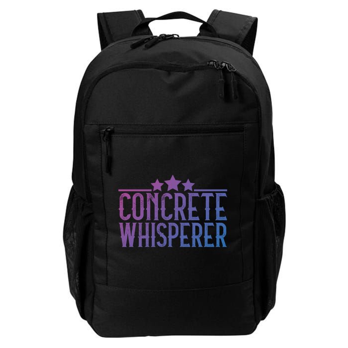 Concrete Whisperer Construction Worker Gift Backpack