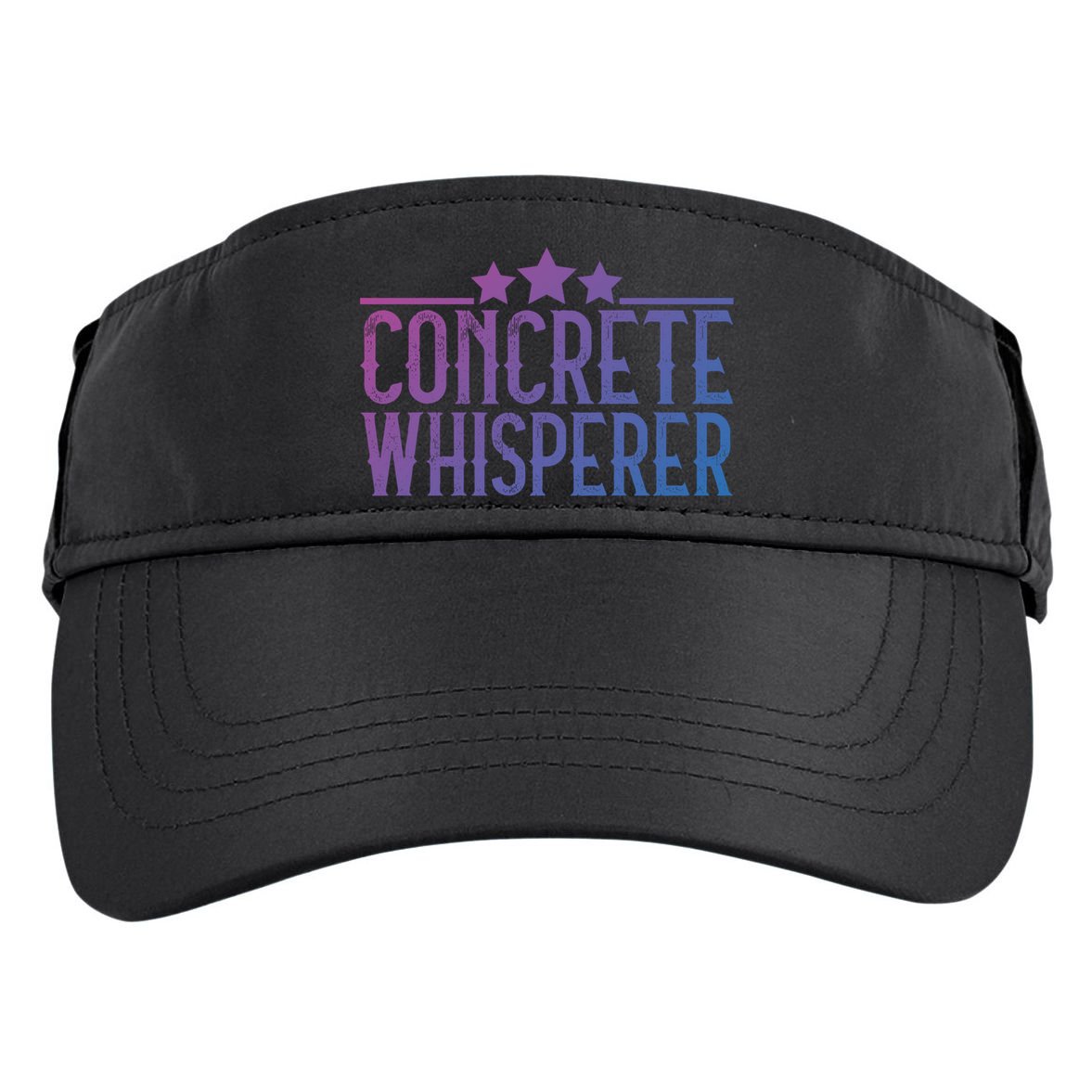 Concrete Whisperer Construction Worker Gift Adult Drive Performance Visor