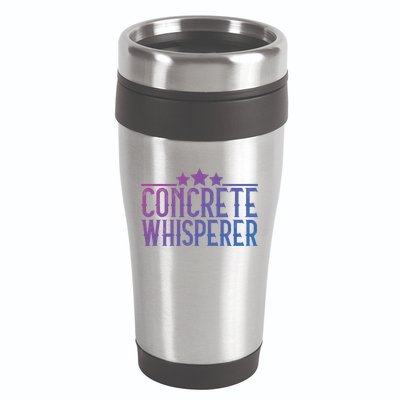 Concrete Whisperer Construction Worker Gift 16oz Travel Tumbler