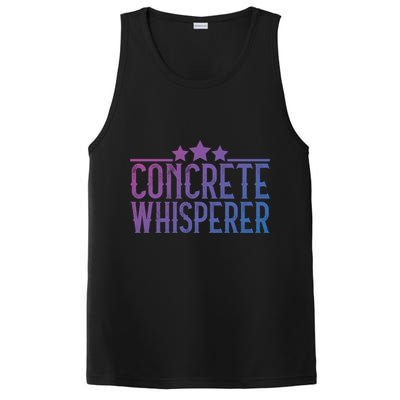Concrete Whisperer Construction Worker Gift PosiCharge Competitor Tank