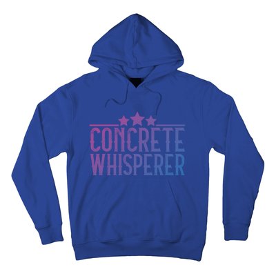 Concrete Whisperer Construction Worker Gift Hoodie