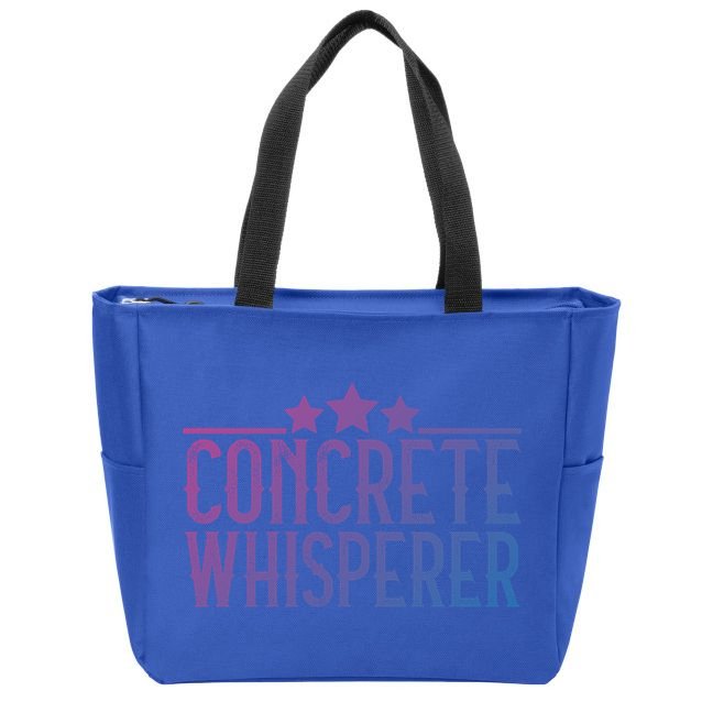 Concrete Whisperer Construction Worker Gift Zip Tote Bag