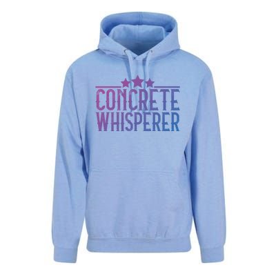 Concrete Whisperer Construction Worker Gift Unisex Surf Hoodie