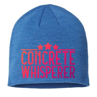 Concrete Whisperer Construction Worker Gift Sustainable Beanie