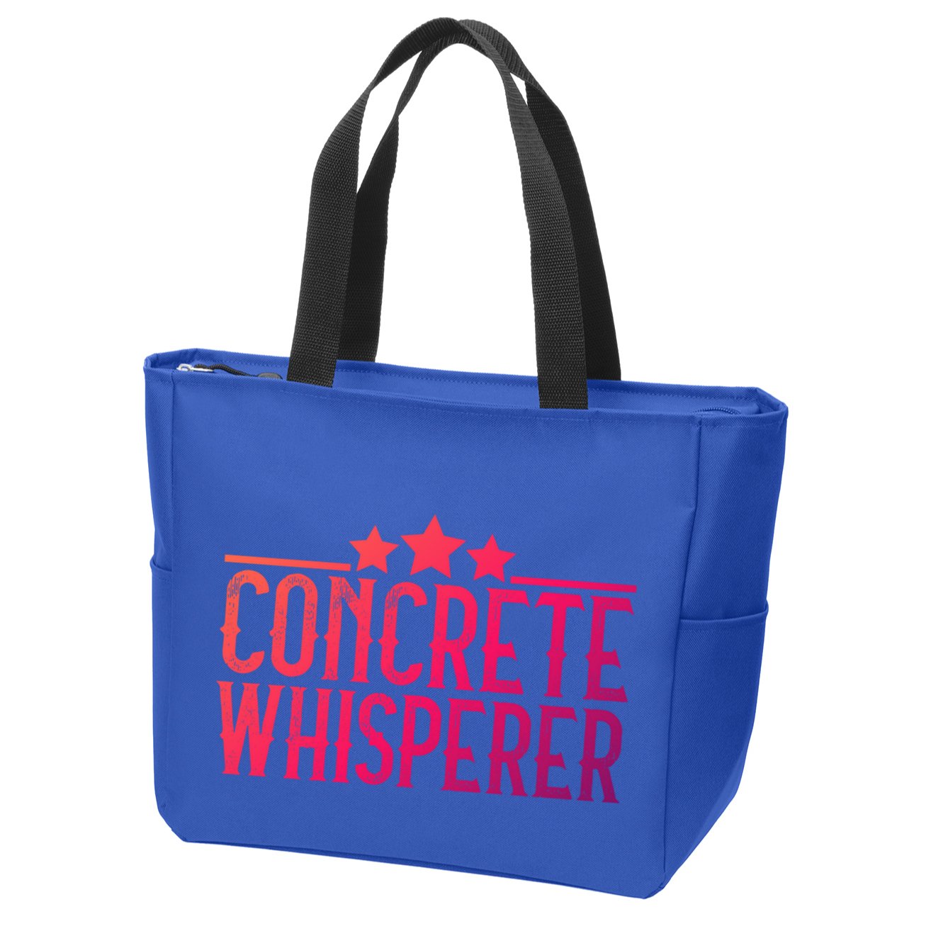 Concrete Whisperer Construction Worker Gift Zip Tote Bag