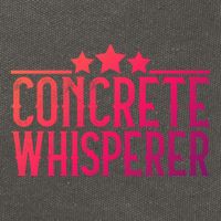 Concrete Whisperer Construction Worker Gift Cotton Canvas Backpack