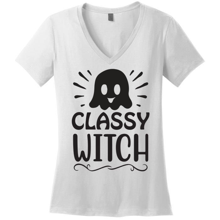 Classy Witch Women's V-Neck T-Shirt