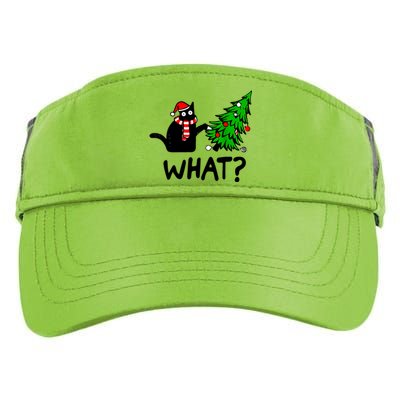 Cat What Christmas Murderous Black Cat Pushing Christmas Gift Adult Drive Performance Visor