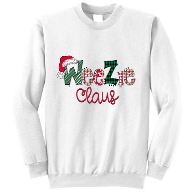 Christmas Weezie Claus Pajama Suit Santa Hat Xmas Sweatshirt