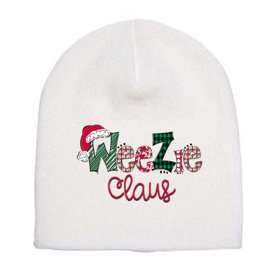 Christmas Weezie Claus Pajama Suit Santa Hat Xmas Short Acrylic Beanie