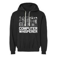Computer Whisperer Garment-Dyed Fleece Hoodie