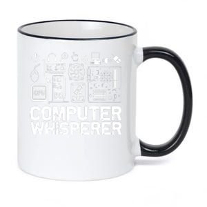 Computer Whisperer 11oz Black Color Changing Mug