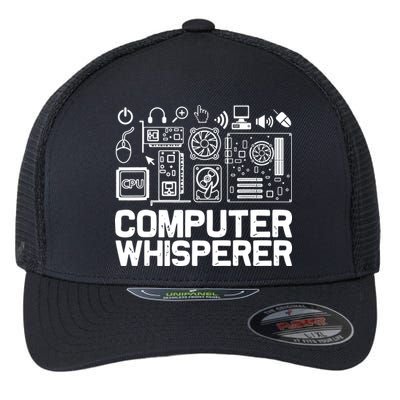 Computer Whisperer Flexfit Unipanel Trucker Cap