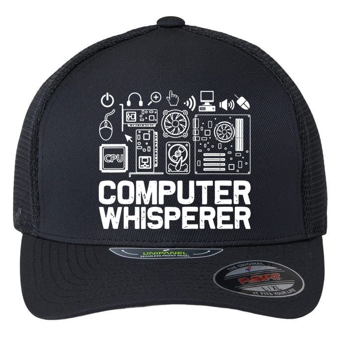 Computer Whisperer Flexfit Unipanel Trucker Cap