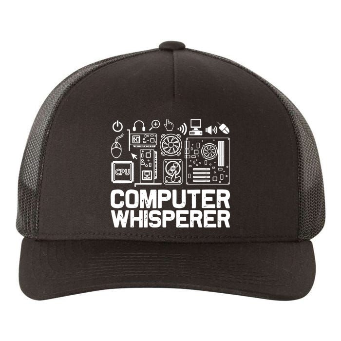 Computer Whisperer Yupoong Adult 5-Panel Trucker Hat