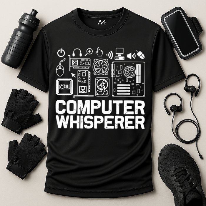 Computer Whisperer Performance Shirt