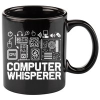 Computer Whisperer 11oz C Handle Ceramic Mug