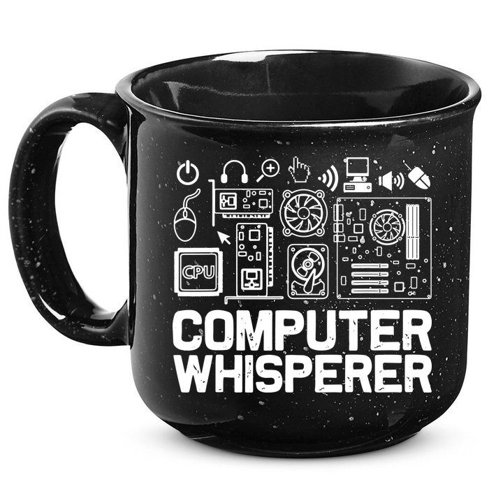 Computer Whisperer 15oz Campfire Ceramic Mug
