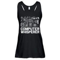 Computer Whisperer Ladies Essential Flowy Tank