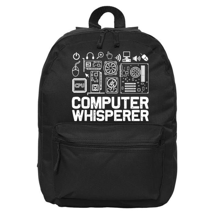 Computer Whisperer 16 in Basic Backpack