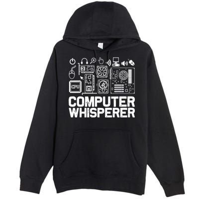 Computer Whisperer Premium Pullover Hoodie