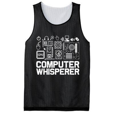 Computer Whisperer Mesh Reversible Basketball Jersey Tank