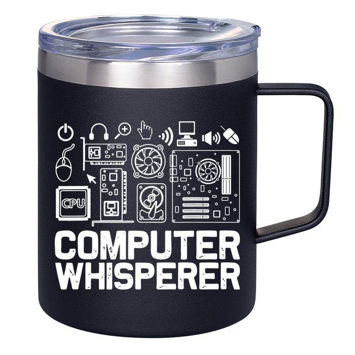 Computer Whisperer 12oz Stainless Steel Coffee Mug