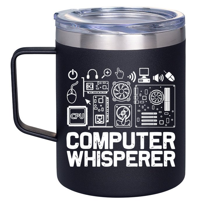 Computer Whisperer 12oz Stainless Steel Coffee Mug