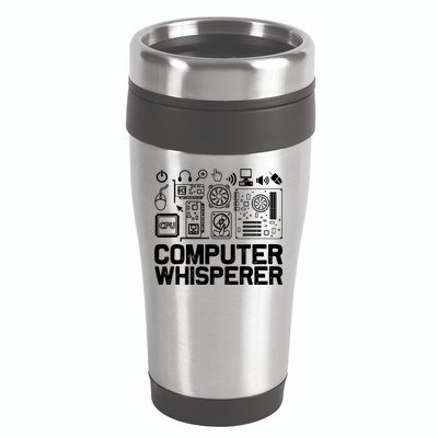 Computer Whisperer 16oz Travel Tumbler