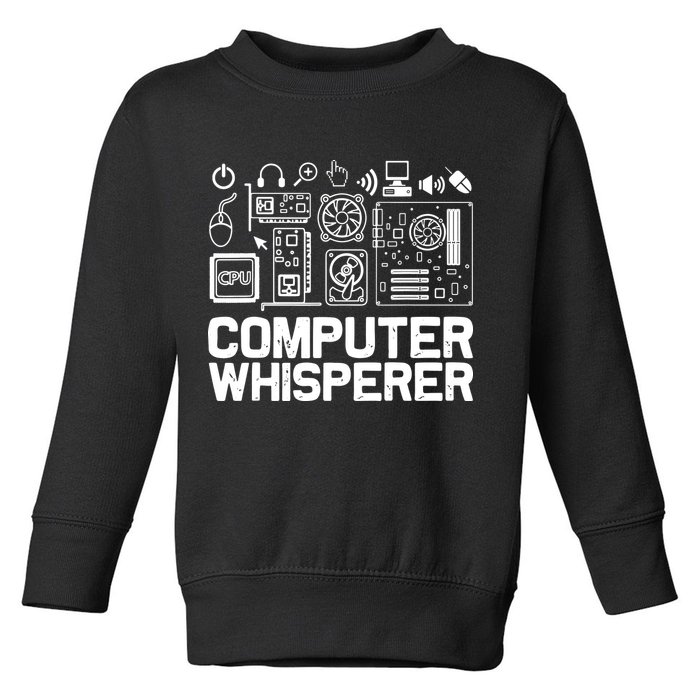 Computer Whisperer Toddler Sweatshirt