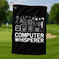 Computer Whisperer Golf Towel