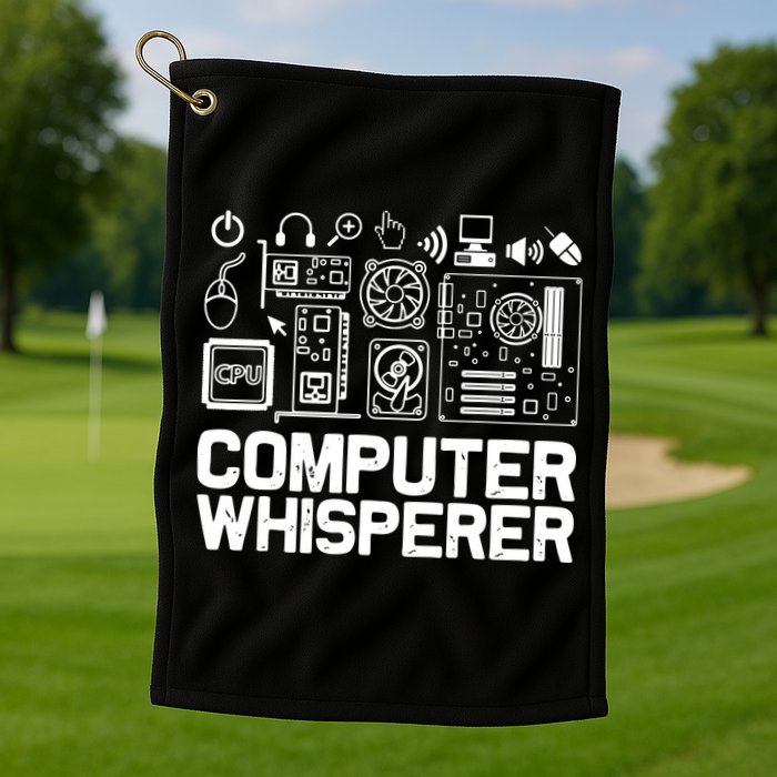 Computer Whisperer Golf Towel