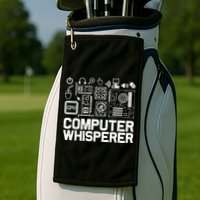 Computer Whisperer Golf Towel