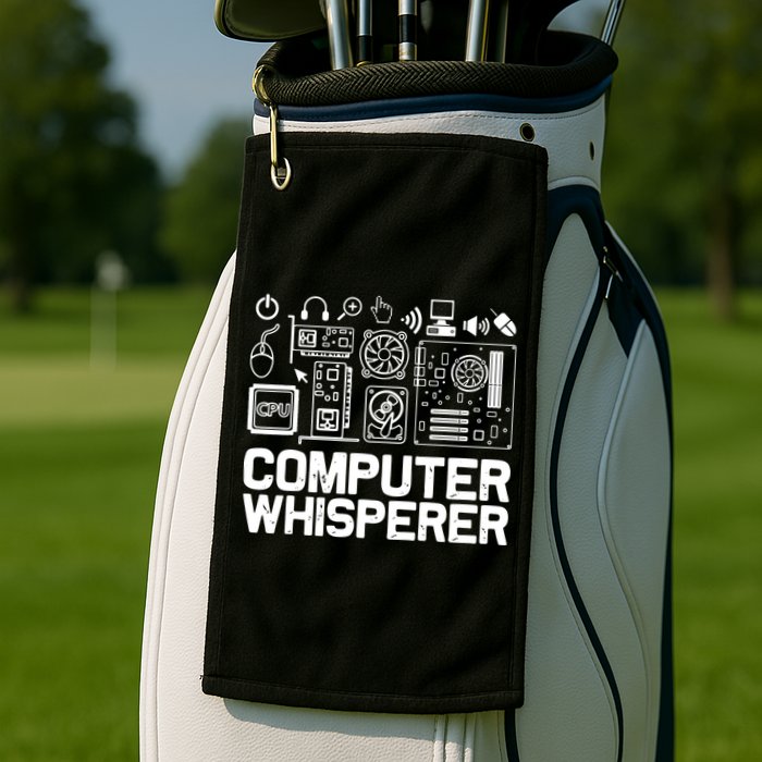 Computer Whisperer Golf Towel