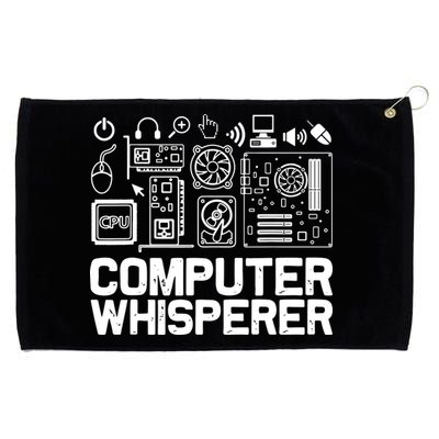 Computer Whisperer Grommeted Golf Towel