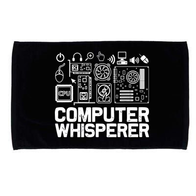 Computer Whisperer Microfiber Hand Towel